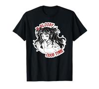 Vampiro Gótico Chica Retro Horror Manga Bloody Bites Oscuro Camiseta