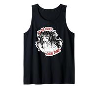 Vampiro Gótico Chica Retro Horror Manga Bloody Bites Oscuro Camiseta sin Mangas