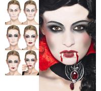 Vampiro Kit de Maquillaje Fx Drácula Pintura Facial Halloween Disfraz Nuevo