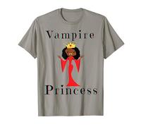 Vampiro Princesa Negra Chica Magia Melanina Halloween Niñas Camiseta