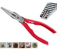 VAMPLIERS Alicates de punta de aguja extractora de tornillos pelados de 7.5 pulgadas. Fabricado en Japón. Alicates de extracción de tornillos de punta larga con cortador de alambre para quitar