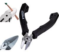 VAMPLIERS World's Best Pliers, Screw Extraction Mini Plier+Needle Nose+Long Nose & Mini Nippers ESD Safe for IT/iPhone/Mac & PC/Electronic Repair (4.75" Mini Precision Nippers)