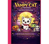 Vampy Cat & Friends: Cute Horror Coloring Book