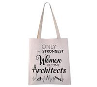 VAMSII Architect Tote Bag Architecture Supplies Bag Mujeres Architect Regalos para Mujer Architect Regalos para Mujer Arquitectura Regalos Bolsa de Hombro, Arquitecto Mujer