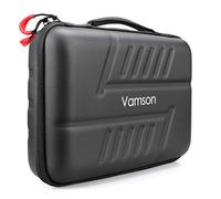 Vamson Funda de transporte para GoPro Hero 9 8 7 6 5 4 3 Max, DJI Osmo Pocket Action, Insta360 One R, bolsa de viaje protectora dura para la mayoría de cámaras de acción y accesorios, Black, L, Viajes