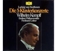 van Beethoven, Ludwig - Ludwig van Beethoven - Wilhelm Kempff / Berliner Philharmoniker / Ferdinand Leitner - Die 5 Klavierkonzerte - Deutsche Grammophon - 2720 093