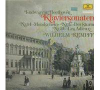 van Beethoven, Ludwig - Ludwig van Beethoven - Wilhelm Kempff - Klaviersonaten Nr. 14 Mondschein", Nr. 17 "Der Sturm", Nr 26 "Les Adieux" - Deutsche Grammophon - 2535 316