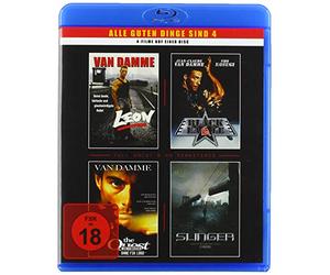 van Damme - 4 Filme - 1 Blu-Ray (Leon - Black Eagle - The Quest - Slinger) [Alemania] [Blu-ray]