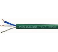 Van Damme Cable de Micrófono Tour Grade Classic XKE StarQuad, Verde, Carrete 10
