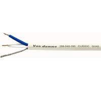Van Damme Cable Microfónico Profesional XKE StarQuad, Blanco, Carrete 100m