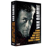 Van Damme : Cyborg + Kickboxer + Mort subite + Double impact + Chasse à l'homme [Francia] [Blu-ray]