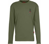 Van Deer - Camisetas - Essential Longsleeve Khaki para Mujer - Talla M - Caqui Caqui M