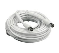 Van der Meulen 2001112 - Cable coaxial (10 m, F, F, Male Connector/Male Connector, Derecho, Derecho)