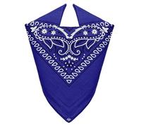 Van Der Rich ® - Bandanas Paisley 100% Algodón para Hombres Mujeres (Azulreal, TU)