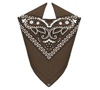 Van Der Rich ® - Bandanas Paisley 100% Algodón para Hombres Mujeres (Chocolate, TU)