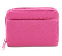 Van Der Rich ® - Pequeño Monedero con Llavero de Piel Pequeño - Mujer (Fucsia Claro)
