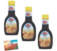 Van Gilse de Originele Schenkstroop Juego de 3 jarabe de azúcar 600 ml I jarabe de azúcar holandés I para yogur y Co. I jarabe de azúcar de los Países Bajos I Desayuno I Holland-Box by Vriens