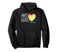Van Gogh Art Cita Vida Rota, Artista Inspiración Corazón Vibe Sudadera con Capucha