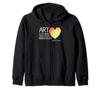 Van Gogh Art Cita Vida Rota, Artista Inspiración Corazón Vibe Sudadera con Capucha