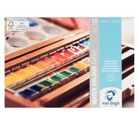 Van Gogh Bloc de papel para acuarela, 140 lb, papel blanco, 12 hojas, 4,1" x 5,9"