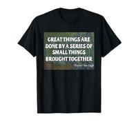 Van Gogh Cita Grandes Cosas Artista Motivación Historia del Arte Camiseta
