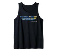 Van Gogh Cita Grandes Cosas Artista Motivación Historia del Arte Camiseta sin Mangas