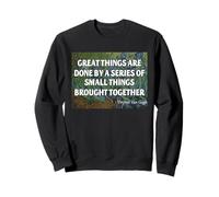 Van Gogh Cita Grandes Cosas Artista Motivación Historia del Arte Sudadera