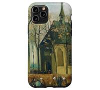 Van Gogh - Congregación dejando la Iglesia en Nuenen Carcasa para iPhone 11 Pro