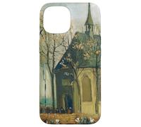 Van Gogh - Congregación dejando la Iglesia en Nuenen Carcasa para iPhone 15