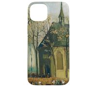 Van Gogh - Congregación dejando la Iglesia en Nuenen Carcasa para iPhone 15 Plus