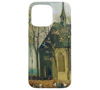 Van Gogh - Congregación dejando la Iglesia en Nuenen Carcasa para iPhone 15 Pro MAX