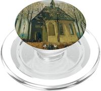 Van Gogh - Congregación dejando la Iglesia en Nuenen PopSockets PopGrip para MagSafe
