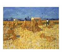 Van Gogh Corn Harvest Provence Painting XL Giant Panel Poster (8 Sections) Pintura Póster