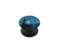 Van Gogh Fibonacci Secuencia Proporción áurea Matemáticas Espiral Gráfico PopSockets PopGrip Adhesivo