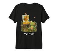 Van Gogh Funny Art Juego de Palabras con diseño de Girasoles Camiseta Premium
