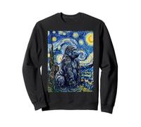 Van Gogh Gorilla Starry Night Style Obra de Arte Sudadera