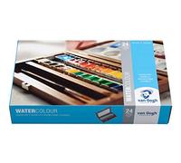 Van Gogh - Juego de acuarelas (24 colores, estuche de madera con pincel y paleta de mezclas)