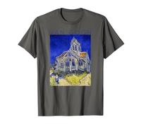 Van Gogh - La Iglesia en Auvers-sur-Oise Camiseta