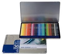 Van Gogh Lápices Estuche de 36 colores - Lápices de color de calidad de artista resistentes a la luz - Madera de cedro ecológica - Capa intensa y fácil - Ideal para artistas serios