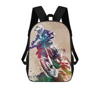 Van Gogh Mochila Niño Niña 3D, Bolsa De Escuela, Mochila Para Niños Pequeños, Mochila Casual, Bolsa De Libros De Moda, Motor Sport Art, 17"