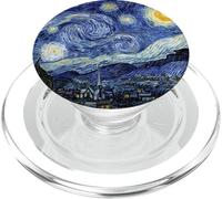 Van Gogh Noche Estrellada Arte Moderno Pintura Al Óleo Cubierta del Teléfono PopSockets PopGrip para MagSafe