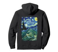 Van Gogh Noche Estrellada Gran Muralla China Viaje Sudadera con Capucha