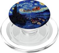 Van Gogh Noche Estrellada San Nicolás En St. Remy PopSockets PopGrip para MagSafe