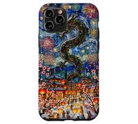 Van Gogh Noche Estrellada Vidriera Año Nuevo Lunar Chino Carcasa para iPhone 11 Pro