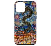 Van Gogh Noche Estrellada Vidriera Año Nuevo Lunar Chino Carcasa para iPhone 12 Mini