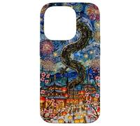 Van Gogh Noche Estrellada Vidriera Año Nuevo Lunar Chino Carcasa para iPhone 14 Pro