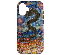 Van Gogh Noche Estrellada Vidriera Año Nuevo Lunar Chino Carcasa para iPhone 16