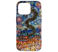 Van Gogh Noche Estrellada Vidriera Año Nuevo Lunar Chino Carcasa para iPhone 16 Pro