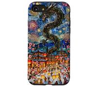 Van Gogh Noche Estrellada Vidriera Año Nuevo Lunar Chino Carcasa para iPhone SE (2020) / 7/8
