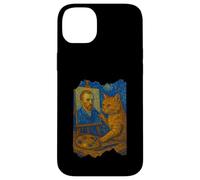 Van Gogh - Pintura artística divertida para amantes de los gatos, arte estrellado Carcasa para iPhone 14 Plus